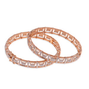 Luxe Harmony Diamond Bangles - 18K Jewellery