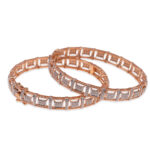 Luxe Harmony Diamond Bangles - 18K Jewellery