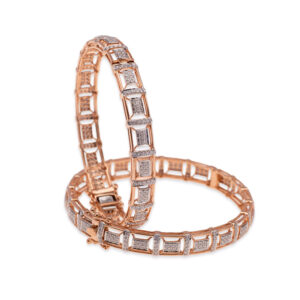 Luxe Harmony Diamond Bangles - 18K Jewellery