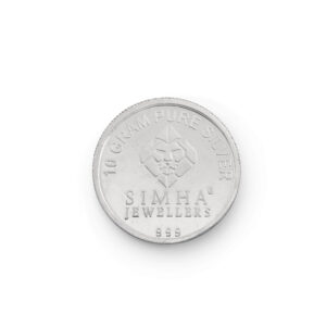 SIMHA 10gm QUEEN SILVER COIN (999)