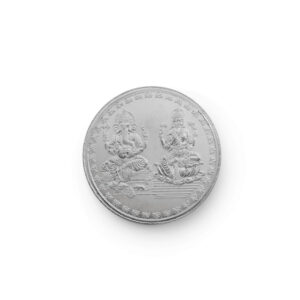 SIMHA 5gm LAXMI GANESH SILVER COIN (999)