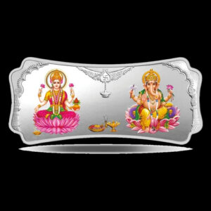 MMTC PAMP  Stylized Lakshmi Ganesha (999.9) 50 gm Silver Bar