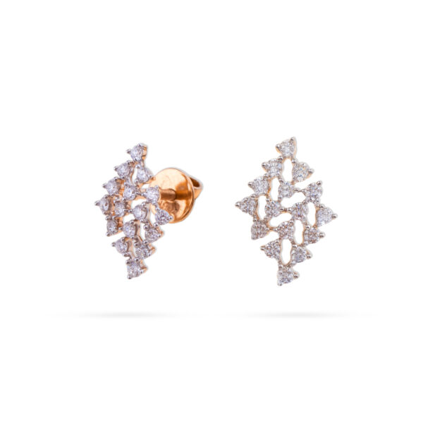 StarLeaf Diamond Earrings - 18K Jewellery