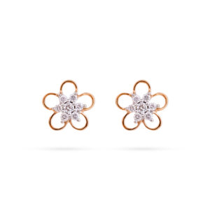 Daisy Spark Diamond Earrings - 18K Jewellery