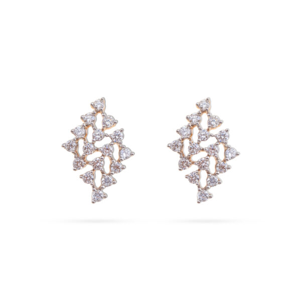 StarLeaf Diamond Earrings - 18K Jewellery