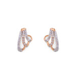 Curvy Charm Diamond Earrings - 18K Jewellery