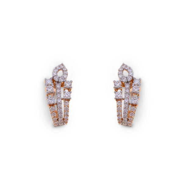 Ringlet Shine Diamond Earrings - 18K Jewellery