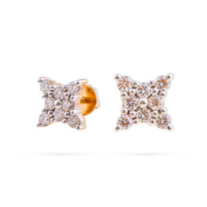 Gleam Bud Diamond Earrings - 18K Jewellery