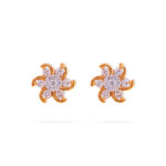 Sunpetal Diamond Earrings - 18K Jewellery