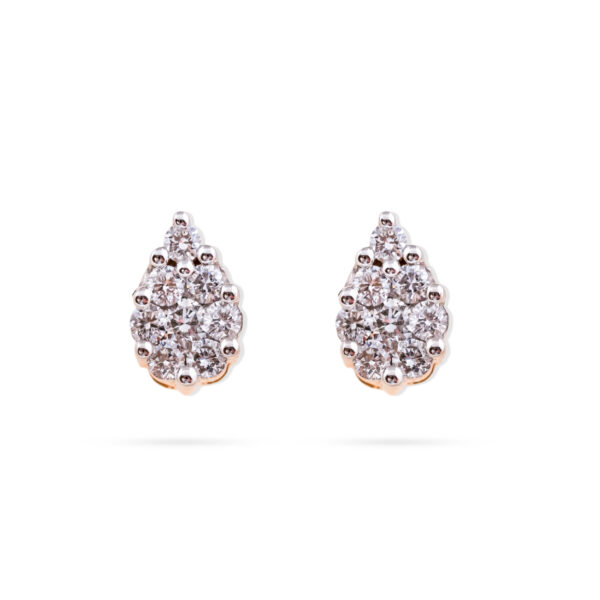 Shimmer Drop Diamond Earrings - 18K Jewellery