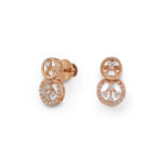 Crystal Spin Diamond Earrings