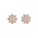 Shimmer Flora Diamond Earrings - 18K Jewellery