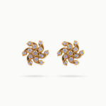 Petal Spark Diamond Earrings
