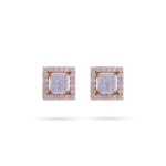 Regal Square Diamond Earrings