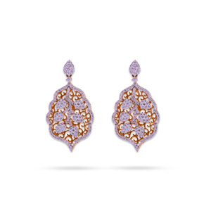 Leaf Whisper Diamond Earrings