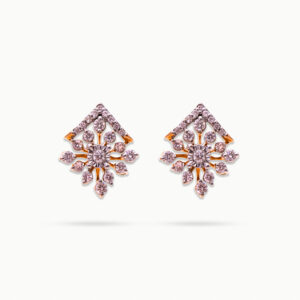 Floral Radiance Diamond Earrings