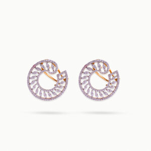 Diamond Curl Earrings