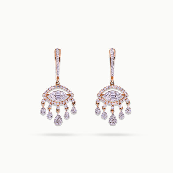 Sparkle Eye Diamond Earrings