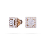 Regal Square Diamond Earrings