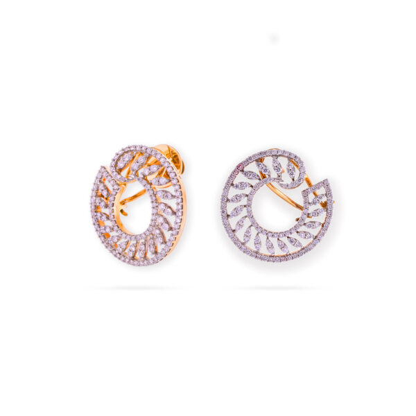 Diamond Curl Earrings