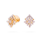 Floral Radiance Diamond Earrings