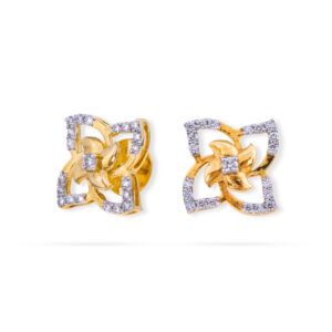 Twist Flora Diamond Earrings
