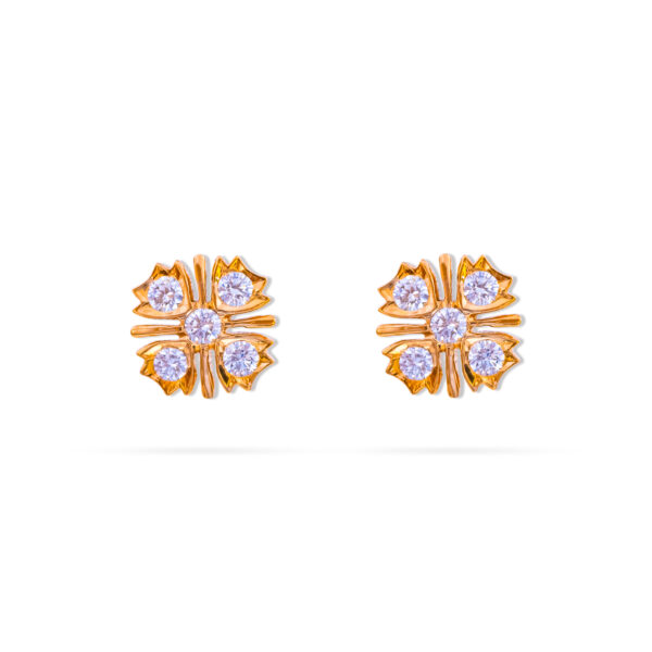 Royal Bloom Diamond Earrings