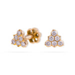 TriFlora Sparkle Diamond Earrings