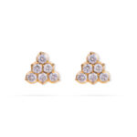 TriFlora Sparkle Diamond Earrings