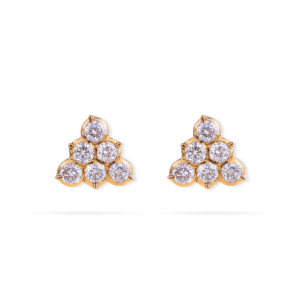 TriFlora Sparkle Diamond Earrings