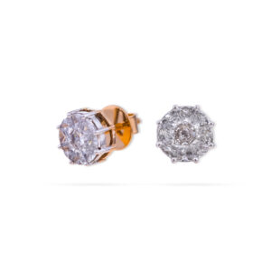 Modern Sparkling Diamond Earrings