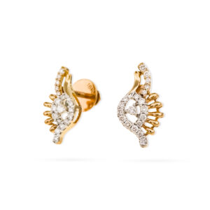 Peacock Light Diamond Earrings