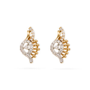 Peacock Light Diamond Earrings