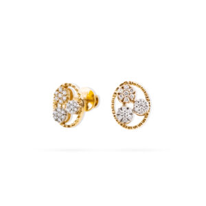 Gleam Loop Diamond Earrings