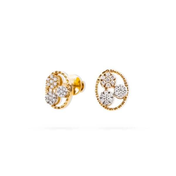 Gleam Loop Diamond Earrings
