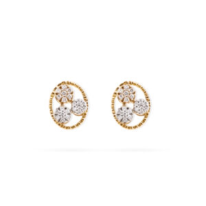 Gleam Loop Diamond Earrings