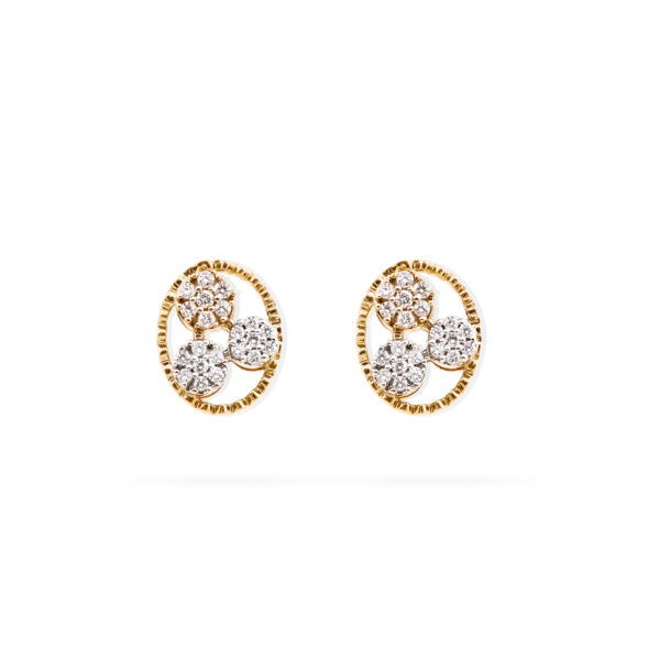 Gleam Loop Diamond Earrings