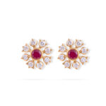 Floral Majesty Diamond Earrings