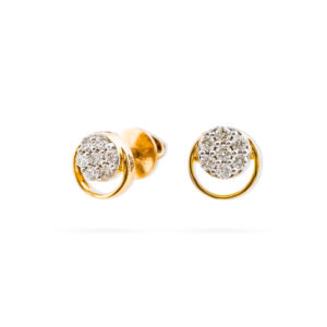 Twinkle Bead Diamond Earrings