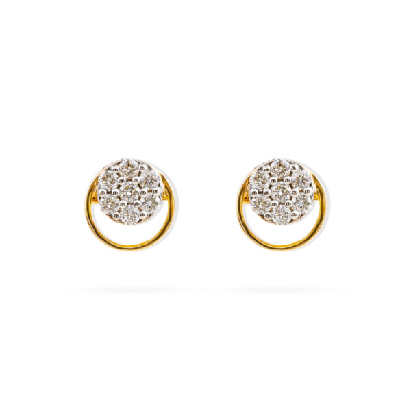 Twinkle Bead Diamond Earrings