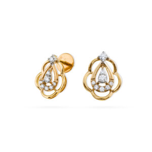 Teardrop Grace Diamond Earrings