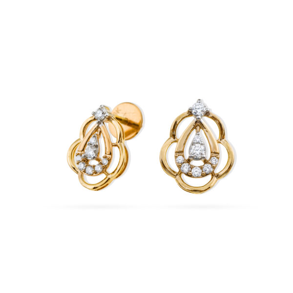 Teardrop Grace Diamond Earrings