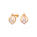 Glowleaf Charm Diamond Earrings
