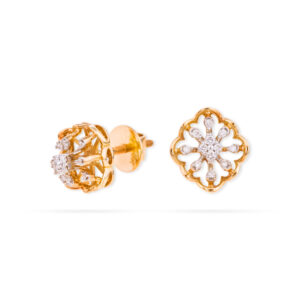 Vintage Glow Diamond Earrings