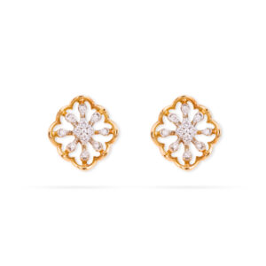 Vintage Glow Diamond Earrings