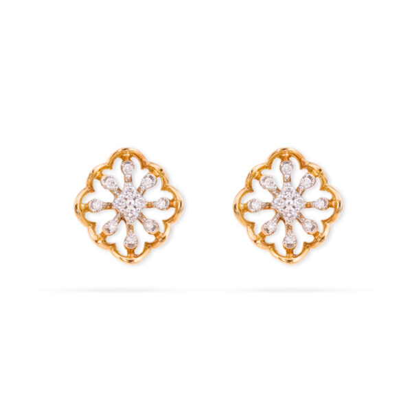 Vintage Glow Diamond Earrings