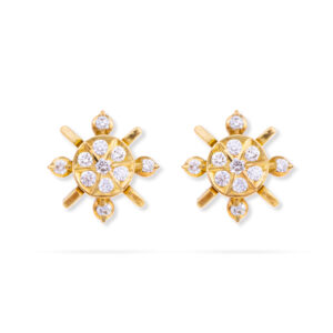 Starlit Spark Diamond Earrings