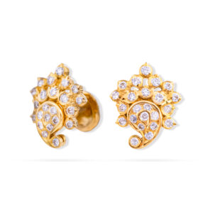 Sparkle Swirl Diamond Earrings