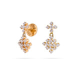 Crystal Drop Diamond Earrings - 18K Jewellery