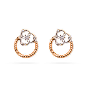 Shine Classic Round Diamond Earrings - 18K Jewellery